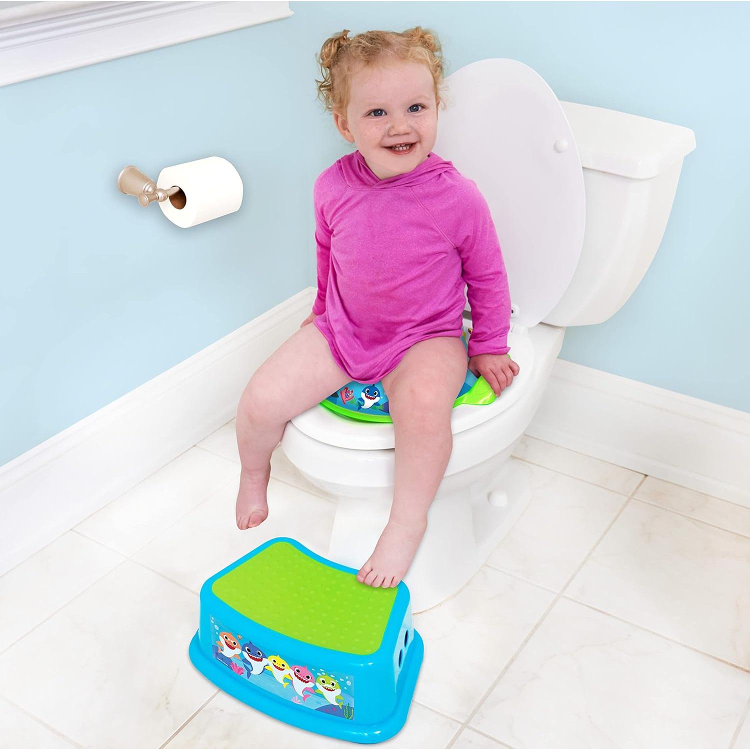 Conjunto de Entrenamiento para el Baño Baby Shark 2 Piezas