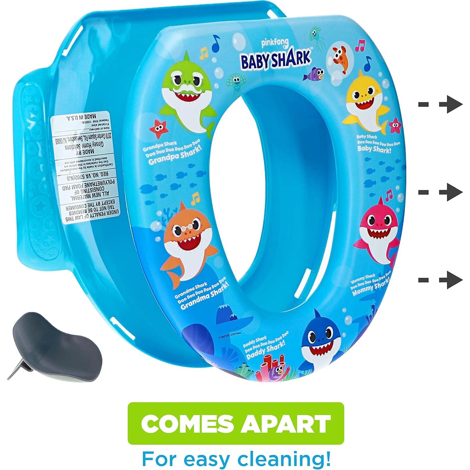 Conjunto de Entrenamiento para el Baño Baby Shark 2 Piezas