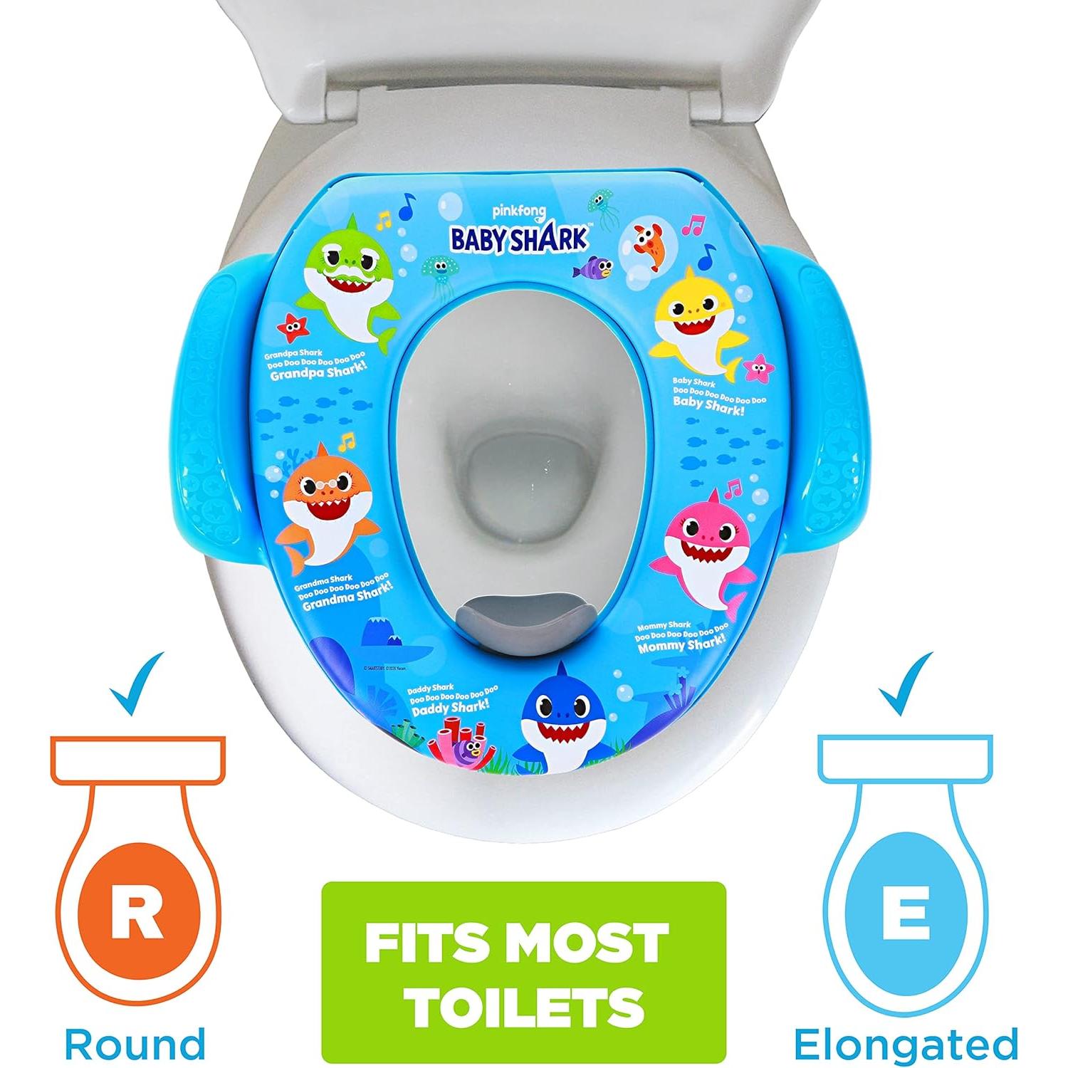 Conjunto de Entrenamiento para el Baño Baby Shark 2 Piezas