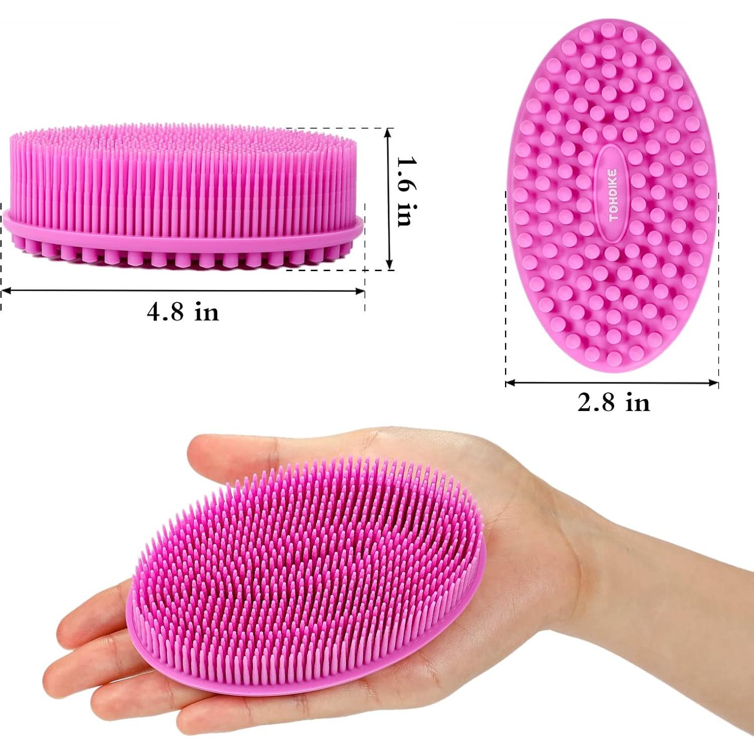 Esponjas Corporales de Silicona TOPODO - Set de 3 Suaves Exfoliantes