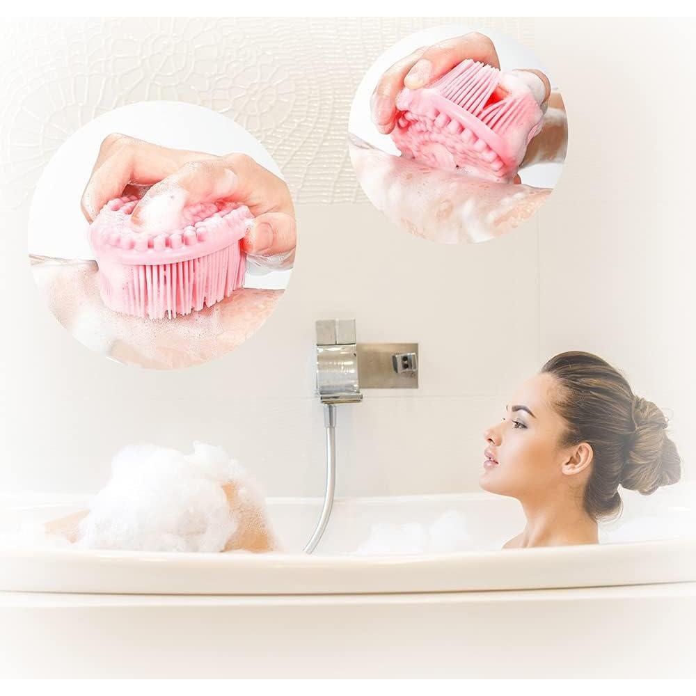 Esponjas Corporales de Silicona TOPODO - Set de 3 Suaves Exfoliantes