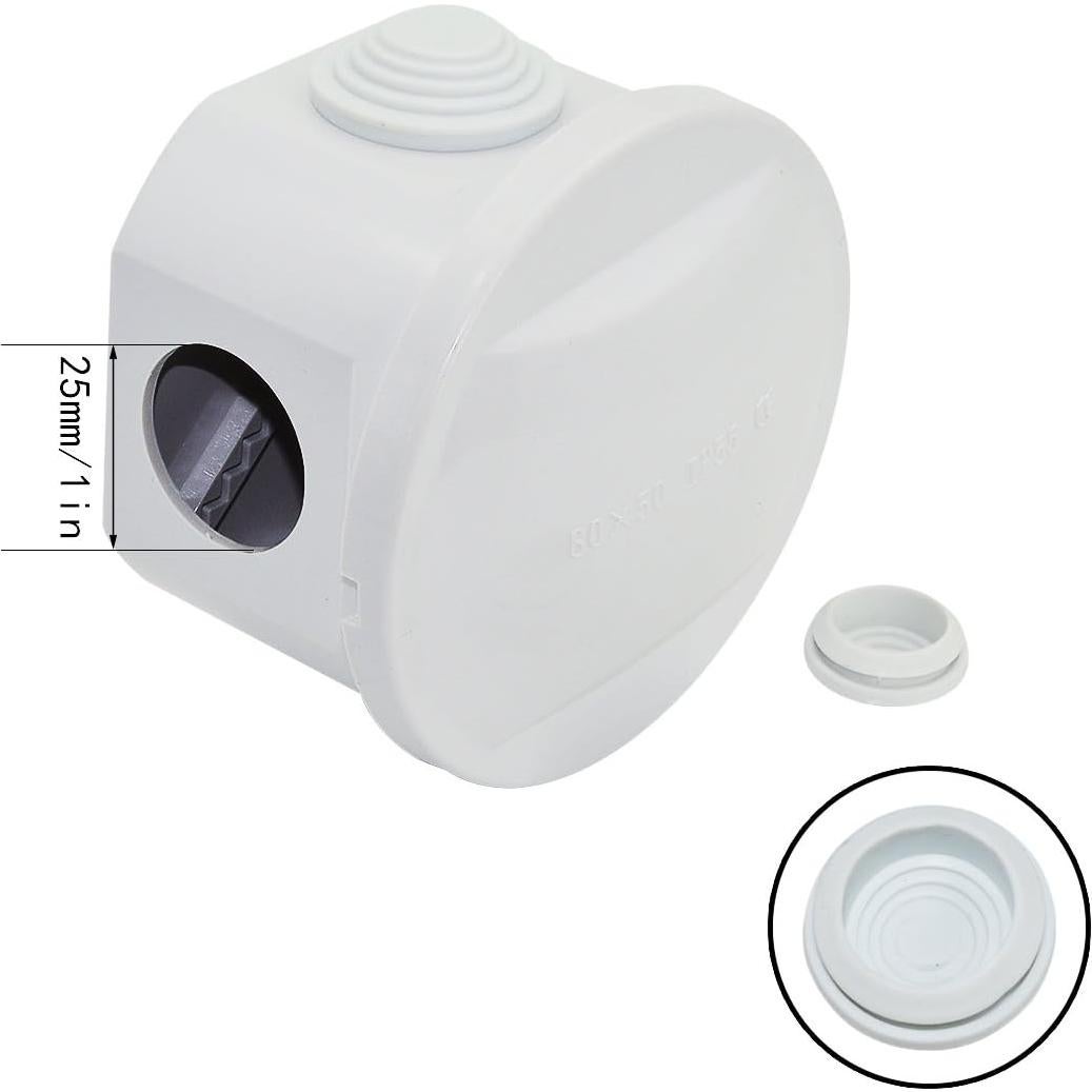 Caja de Conexiones Eléctricas LeMotech IP55 80x60mm Resistente