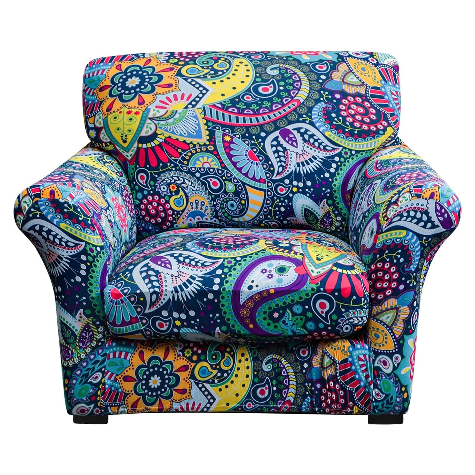 Funda de Sillón Forcheer 2 Piezas Estilo Bohemio Lavable