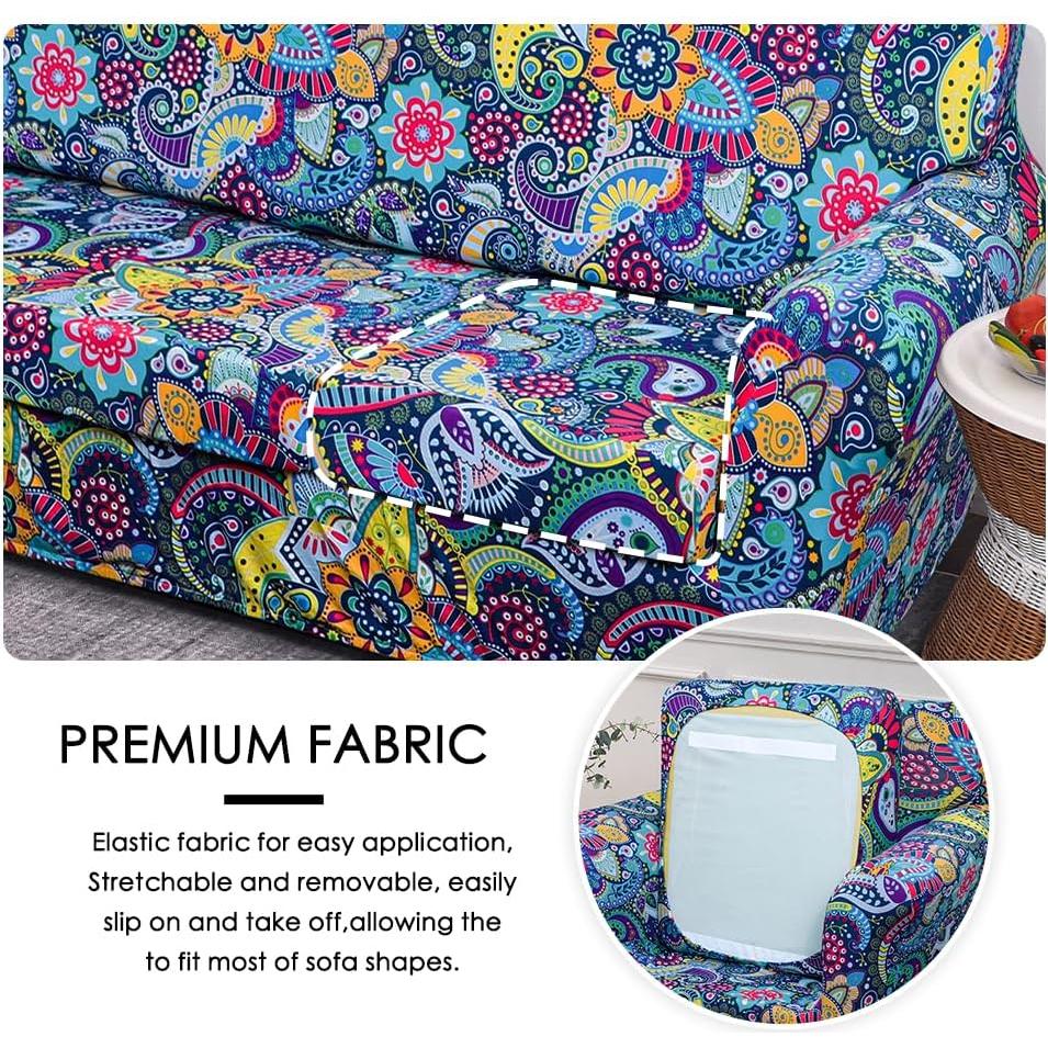 Funda de Sillón Forcheer 2 Piezas Estilo Bohemio Lavable