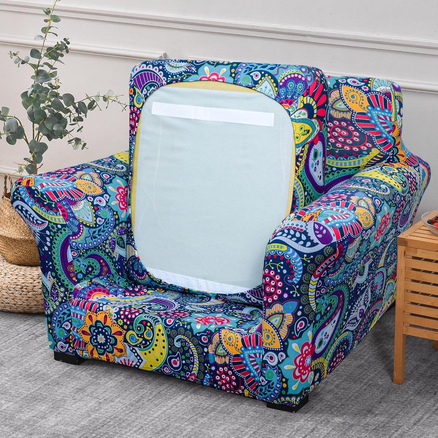 Funda de Sillón Forcheer 2 Piezas Estilo Bohemio Lavable