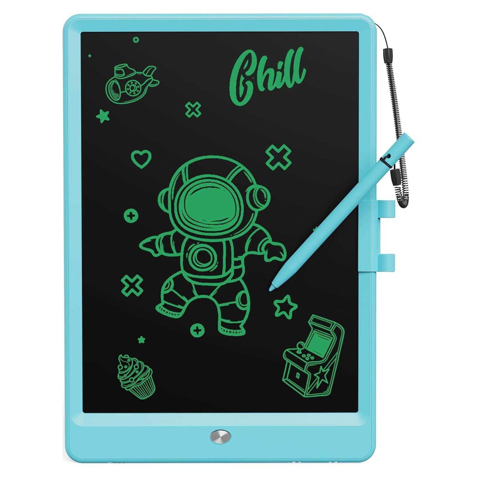 Tableta de Escritura LCD Bravokids 10 Pulgadas Azul