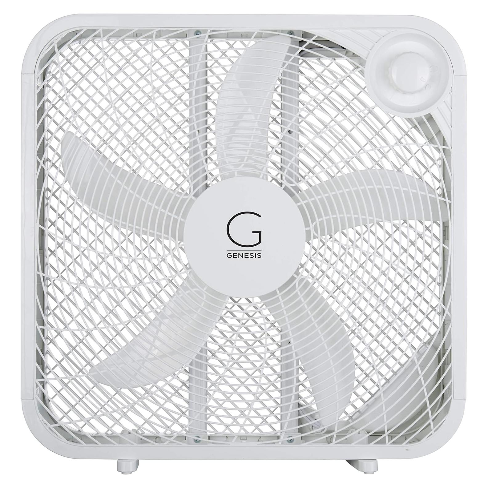 Ventilador de caja Genesis 50,8 cm 3 velocidades blanco G20BOX-WHT