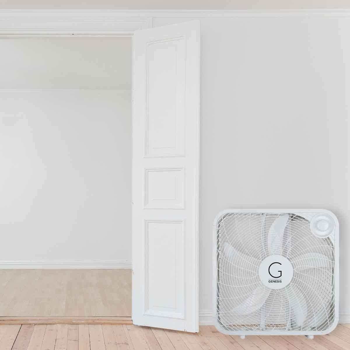 Ventilador de caja Genesis 50,8 cm 3 velocidades blanco G20BOX-WHT