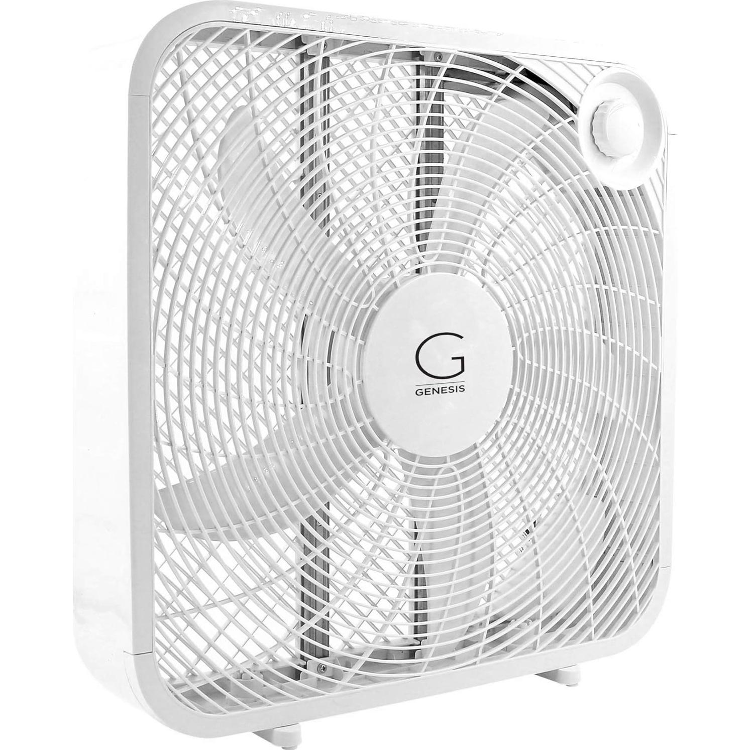 Ventilador de caja Genesis 50,8 cm 3 velocidades blanco G20BOX-WHT
