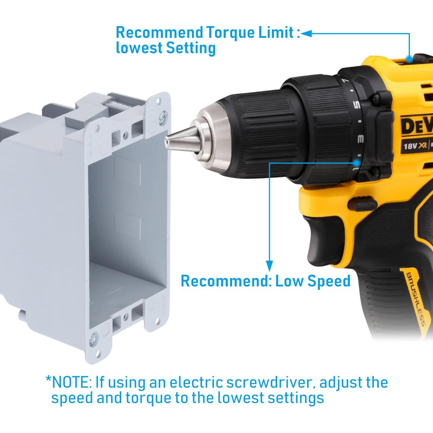 Caja de Salida Eléctrica LEONLITE 14 Pulgadas Estándar PVC - 6 Unidades