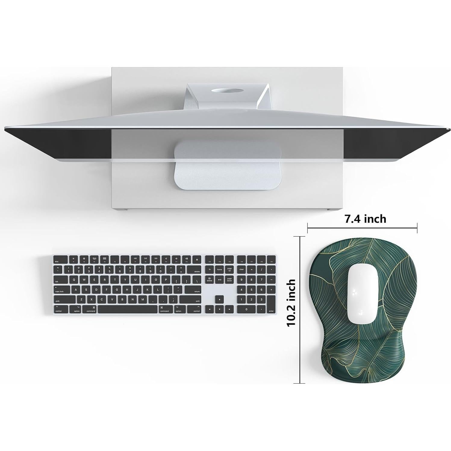 Alfombrilla de Ratón Ergonómica BOCHEERY con Reposamuñecas de Gel