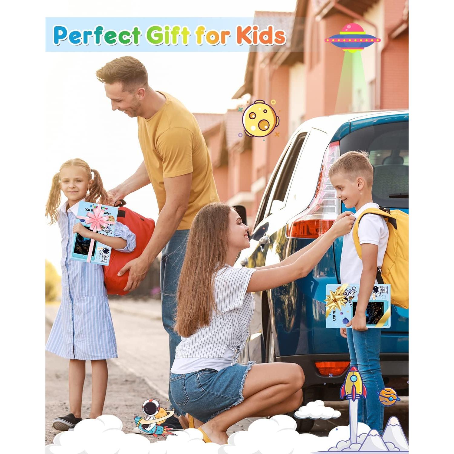 Tableta de Escritura LCD FLUESTON 10" Azul para Niños