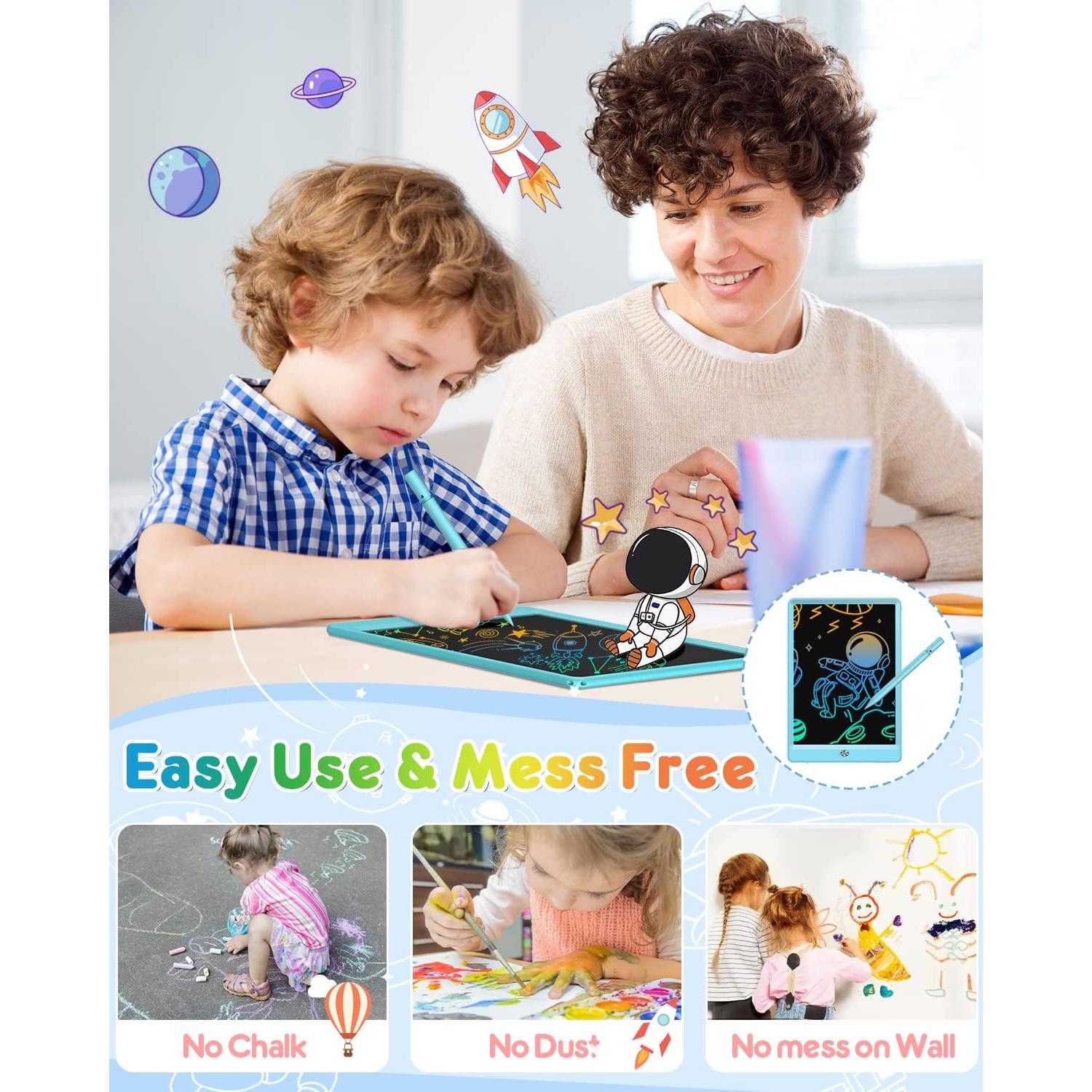 Tableta de Escritura LCD FLUESTON 10" Azul para Niños