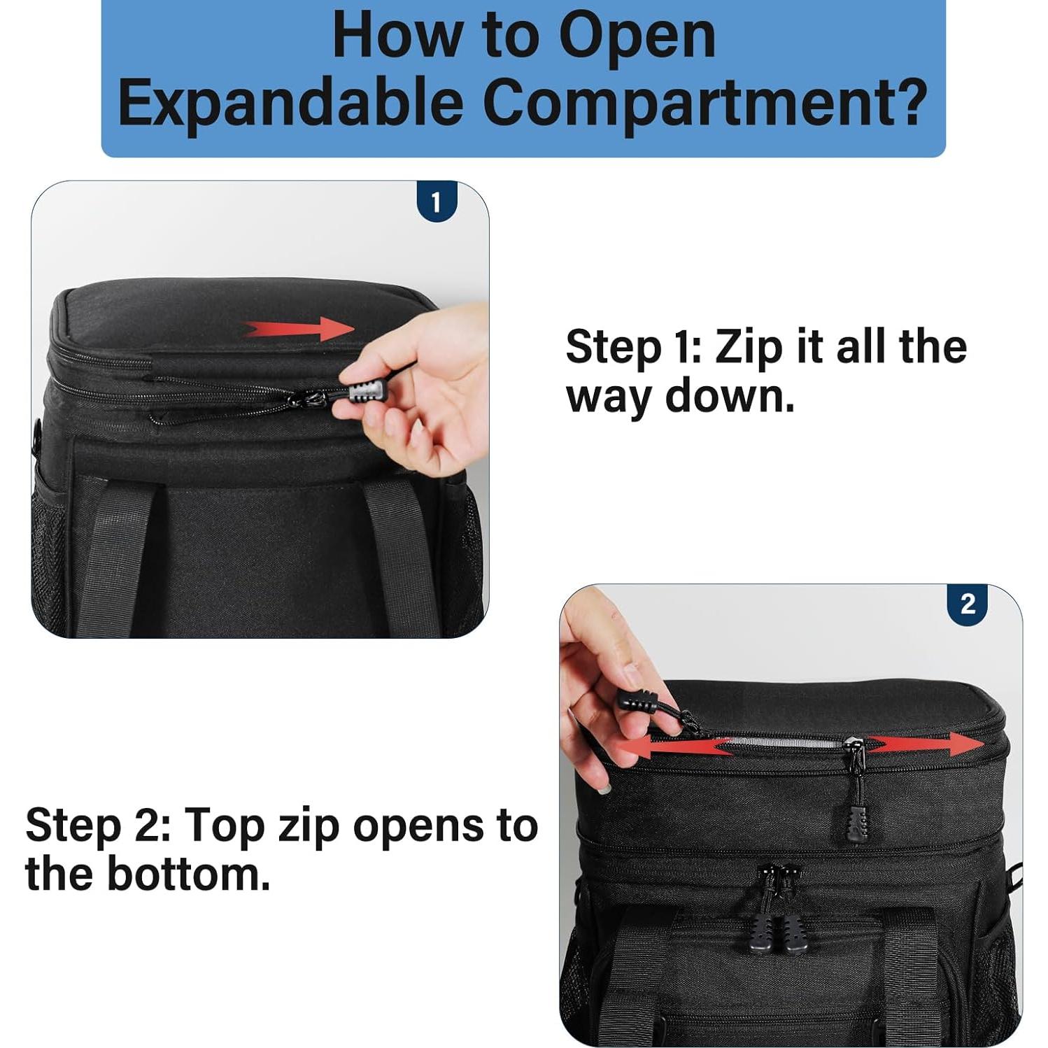 Caja de Almuerzo Táctica TENKIST 16L con Bandera Americana