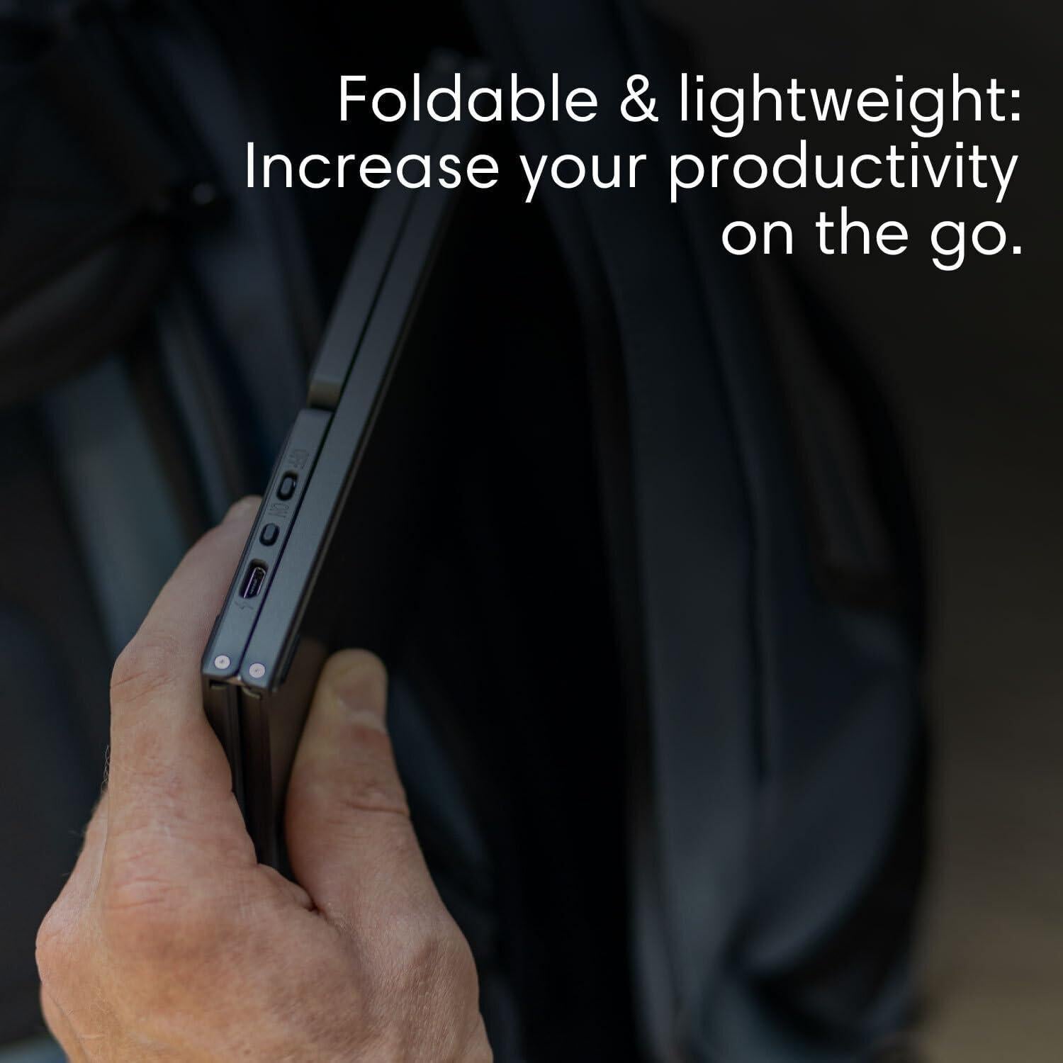 Teclado Inalámbrico Plegable Ares Bluetooth Ultra Delgado Negro