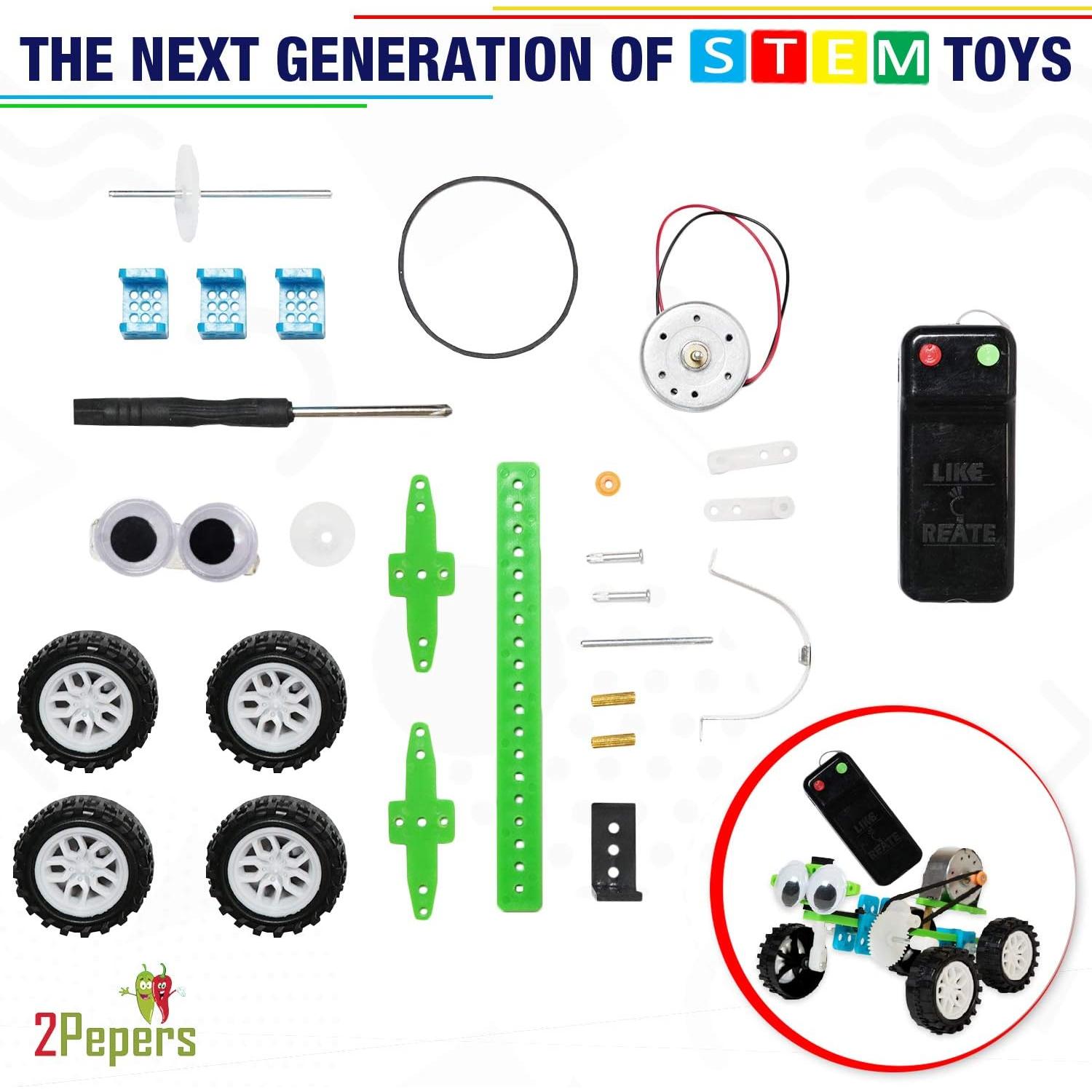 Kit de Ciencia Robótica 2Pepers para Niños 8-12 Años - 3 Proyectos STEM