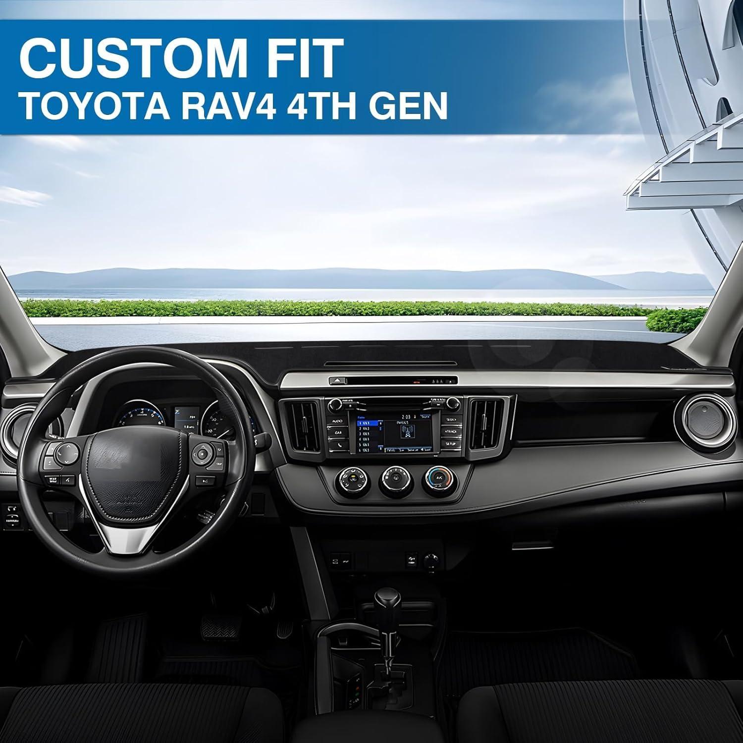 Cubierta de Tablero KUST para Toyota RAV4 2013-2018 Antideslizante