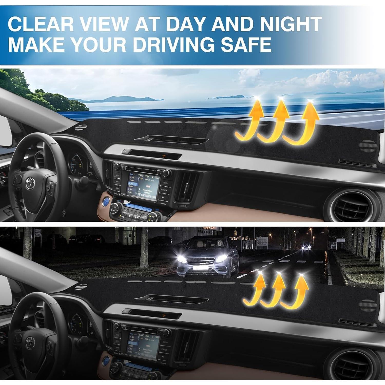 Cubierta de Tablero KUST para Toyota RAV4 2013-2018 Antideslizante