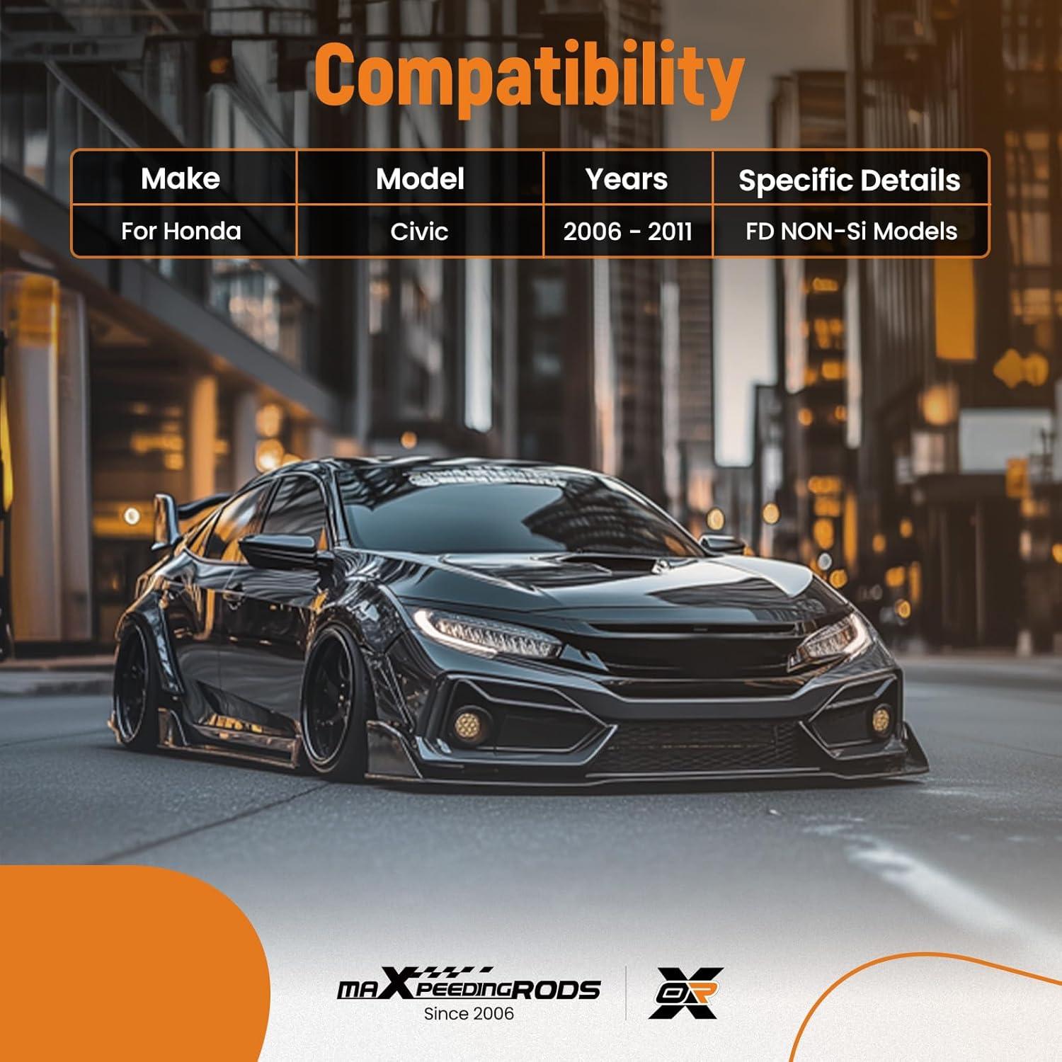 Kit de Suspensión 12 Piezas maXpeedingrods para Honda Civic 2006-2011