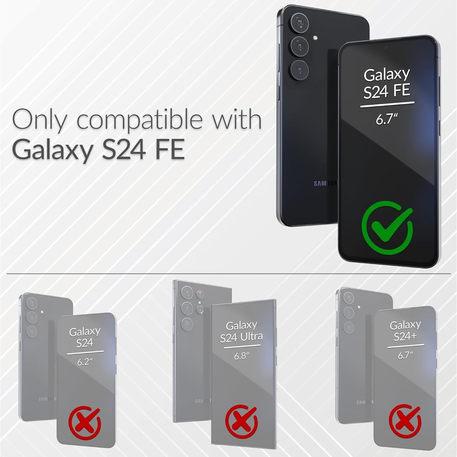 Funda Dual Guard Crave para Samsung Galaxy S24 FE - Negro