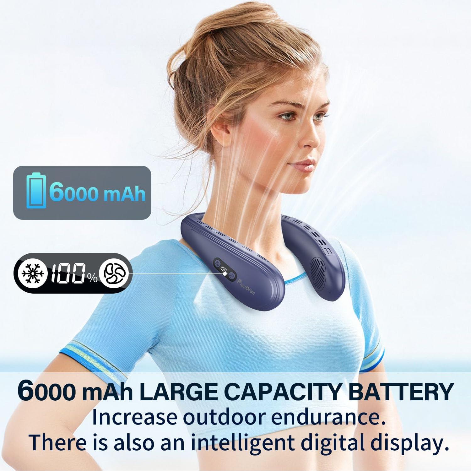 Ventilador de Cuello PluvoFan Rain Plus 6000mAh Sin Aspas