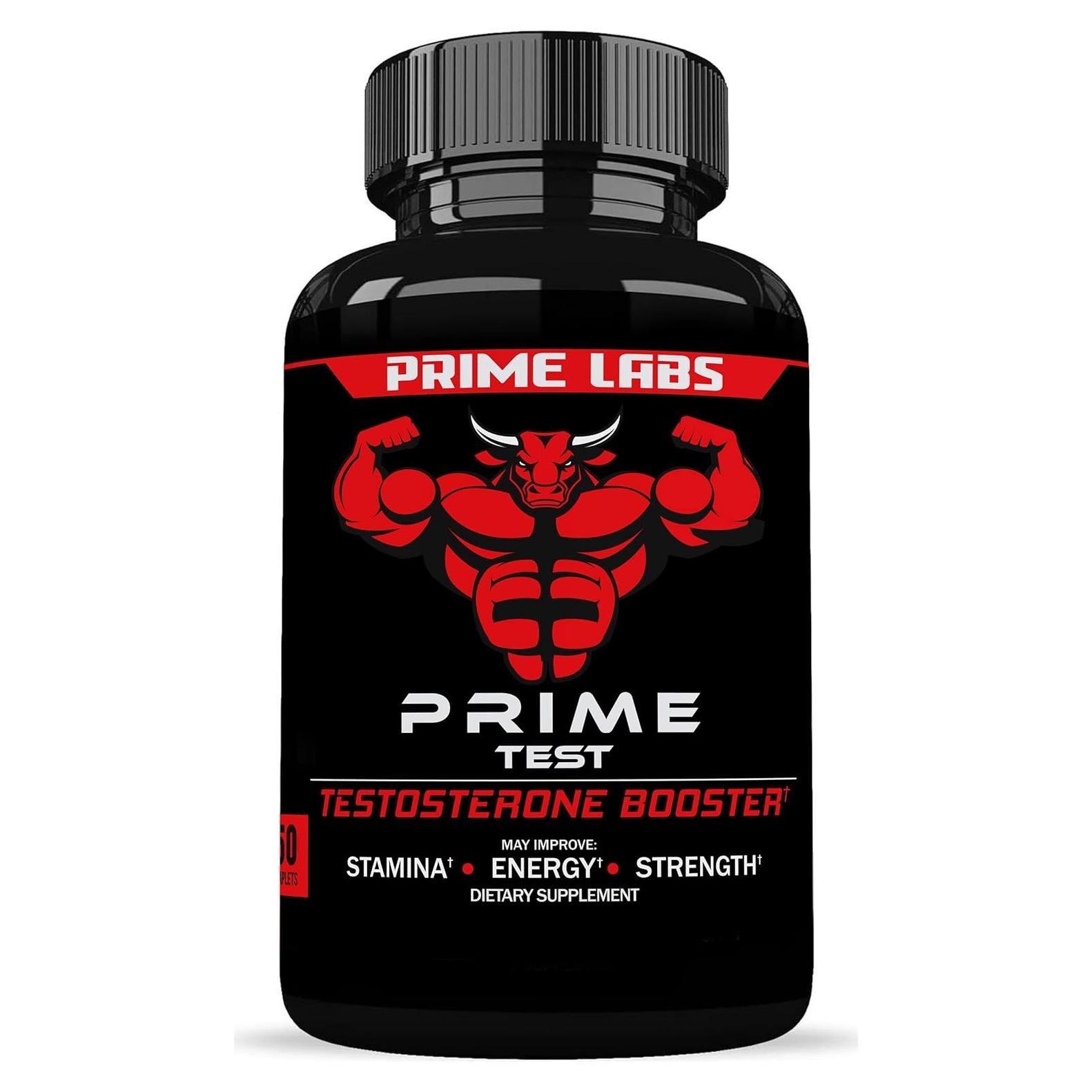 Suplemento Testosterona Prime Labs 60 Tabletas Energía y Fuerza