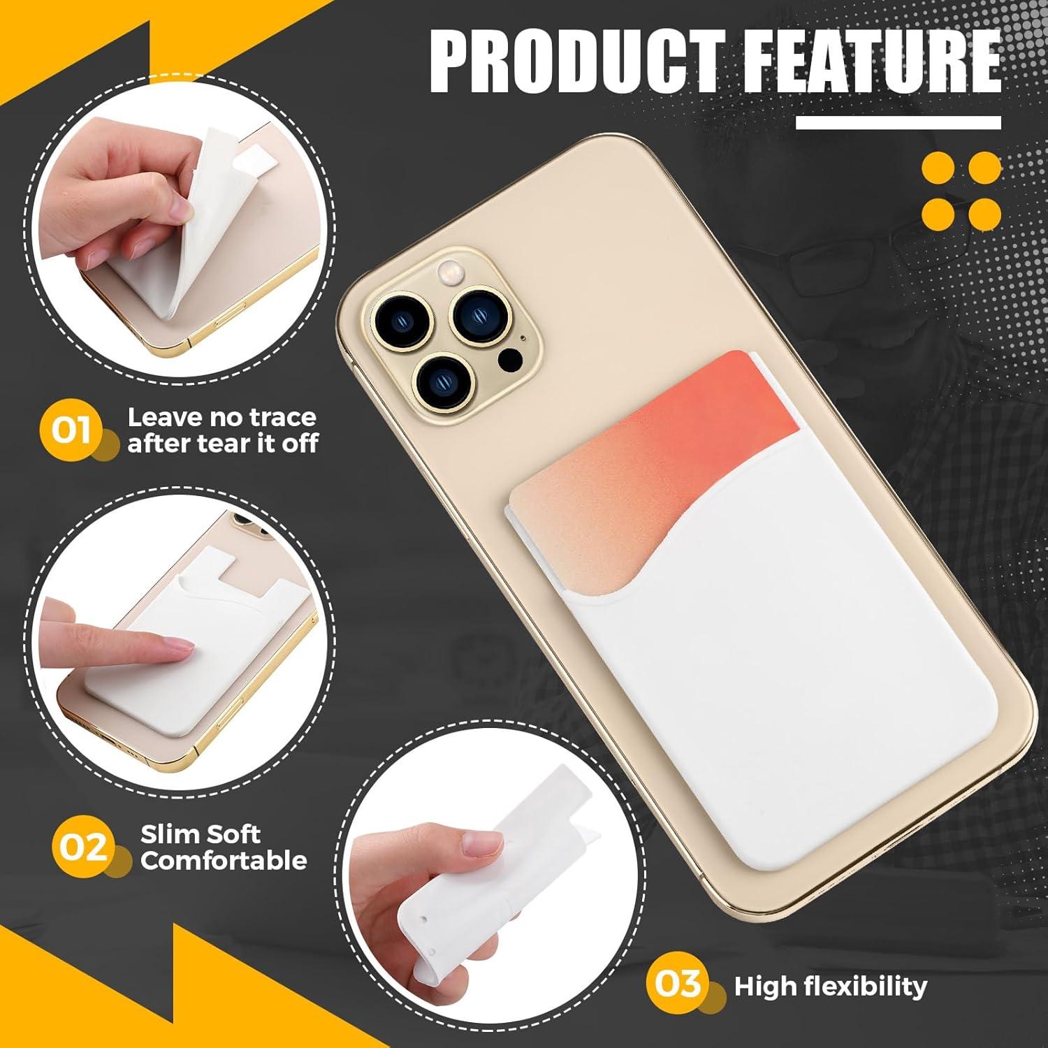 Cartera Adhesiva de Silicona Frienda 24 Piezas Color Vintage