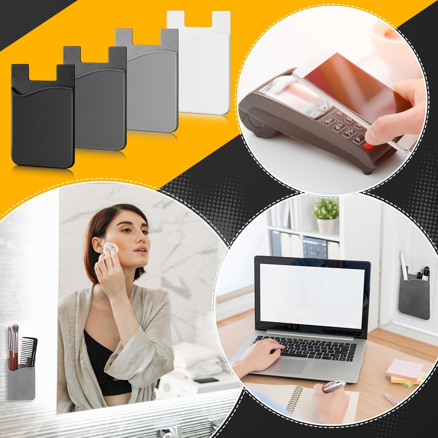 Cartera Adhesiva de Silicona Frienda 24 Piezas Color Vintage