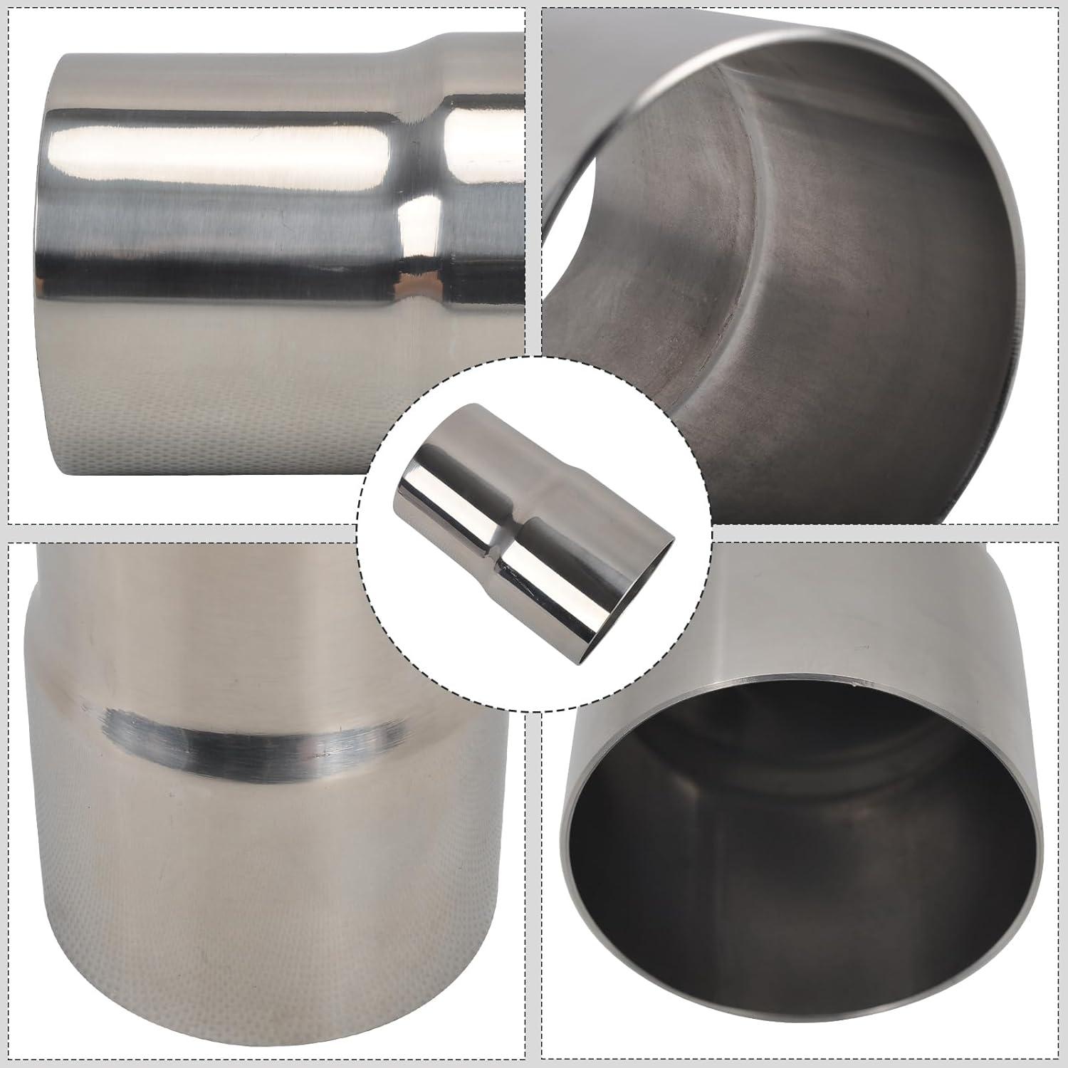 Adaptador Reductor de Tubo de Escape SSN Acero Inoxidable 304 10.16 cm