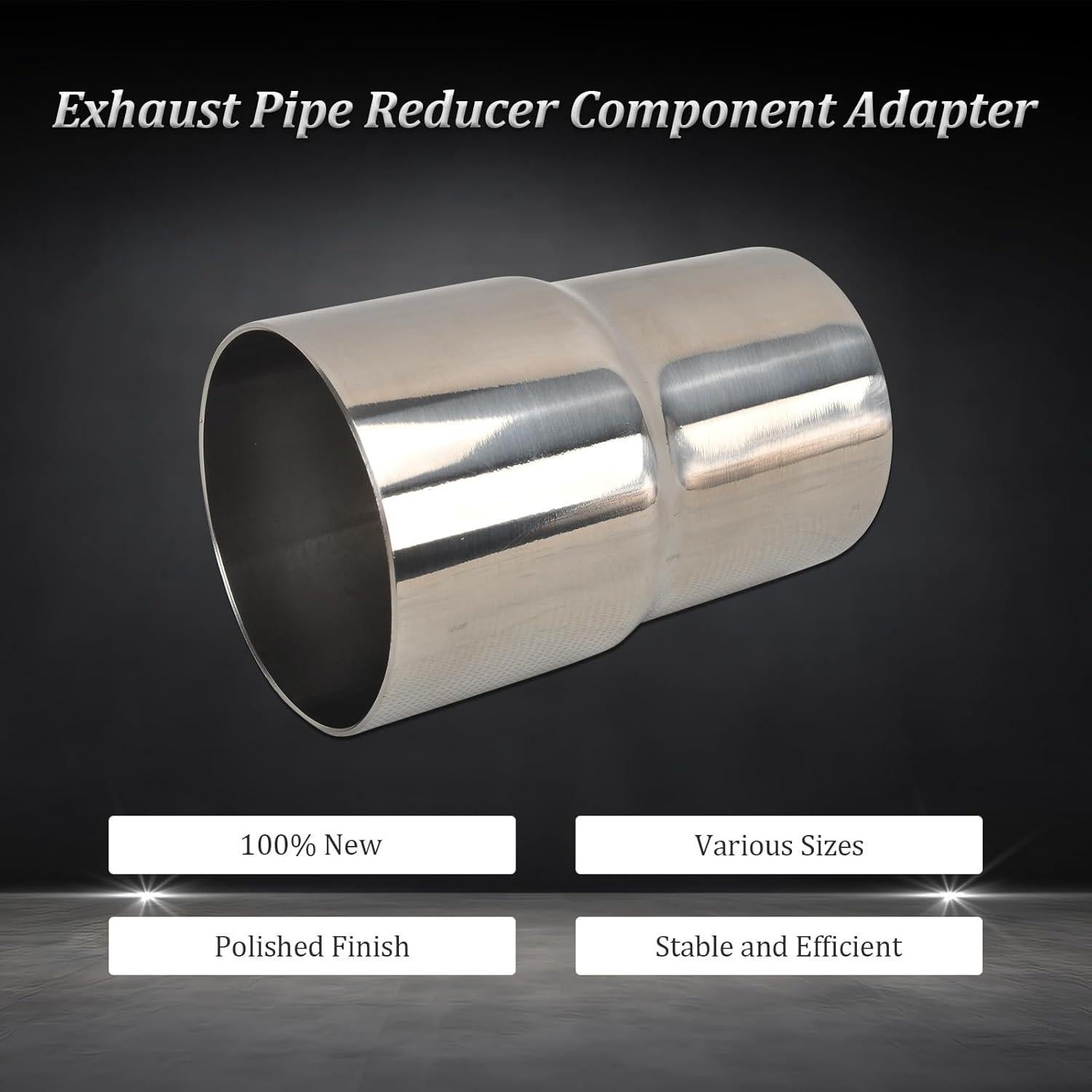 Adaptador Reductor de Tubo de Escape SSN Acero Inoxidable 304 10.16 cm