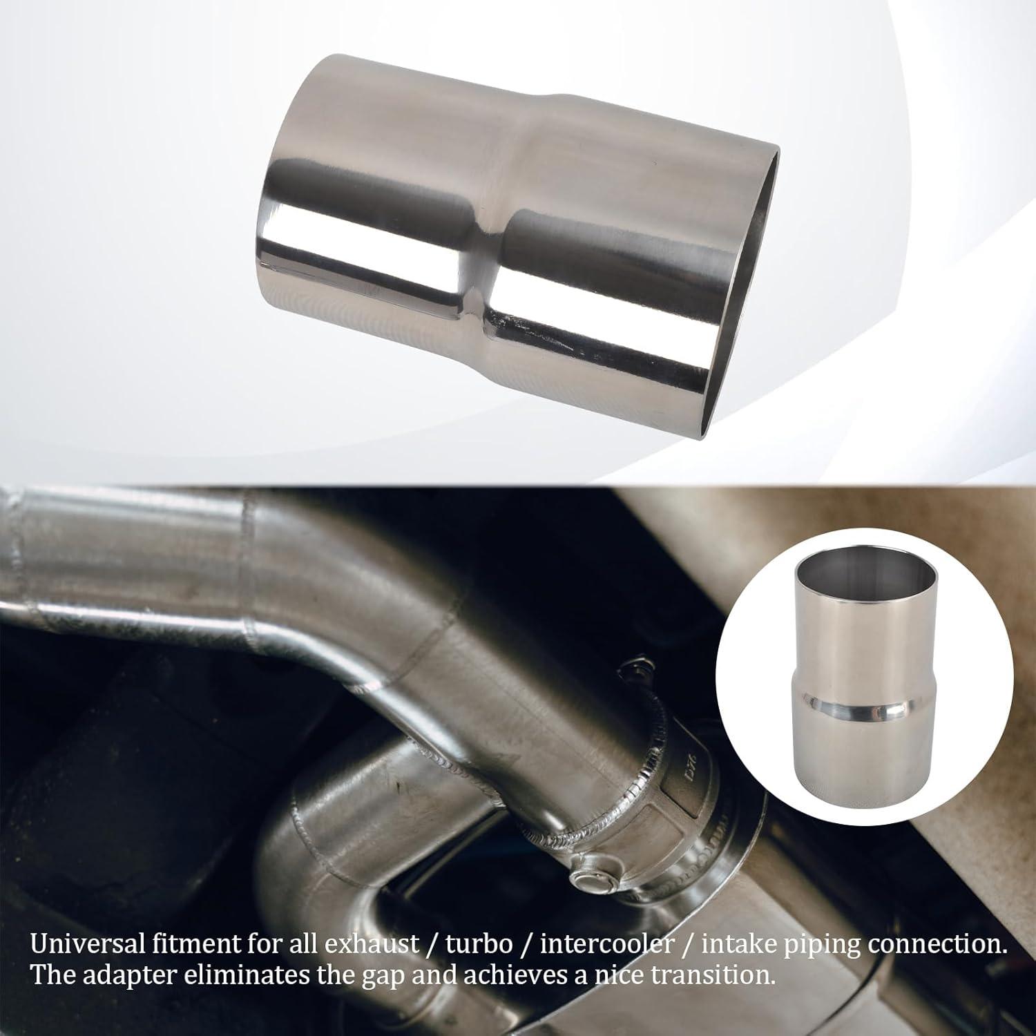Adaptador Reductor de Tubo de Escape SSN Acero Inoxidable 304 10.16 cm