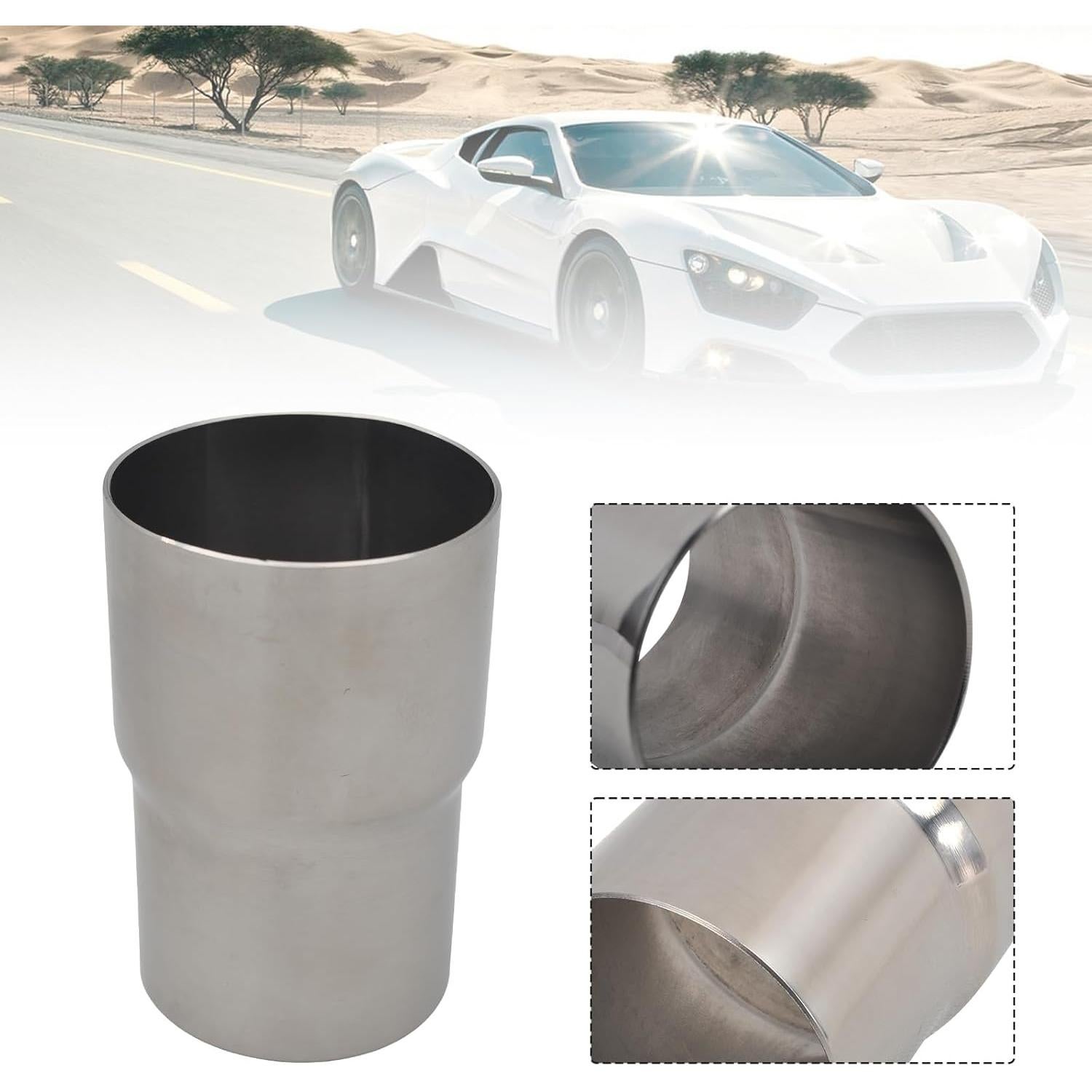 Adaptador Reductor de Tubo de Escape SSN Acero Inoxidable 304 10.16 cm