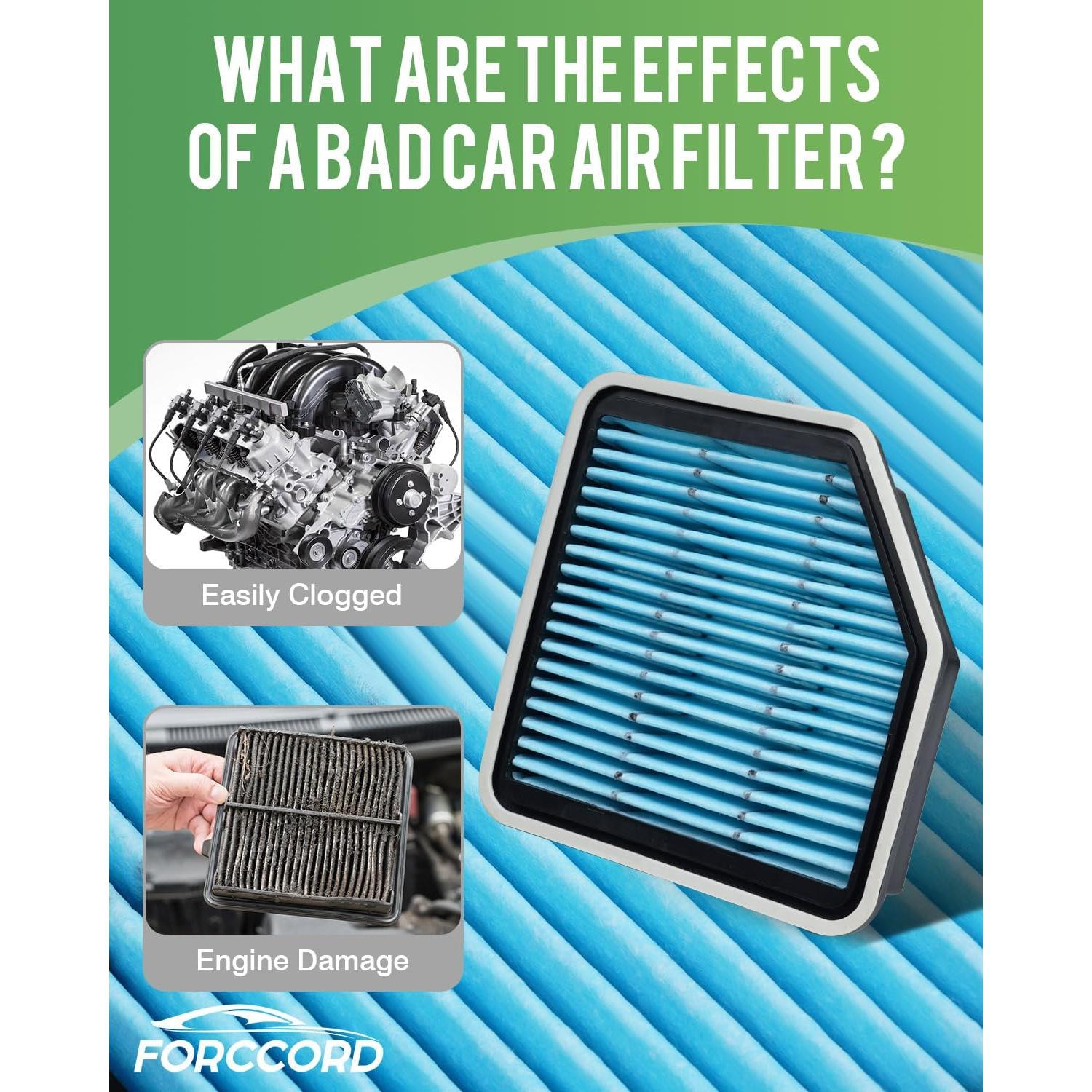 Filtro de aire motor Forccord 17801-31110 compatible Lexus