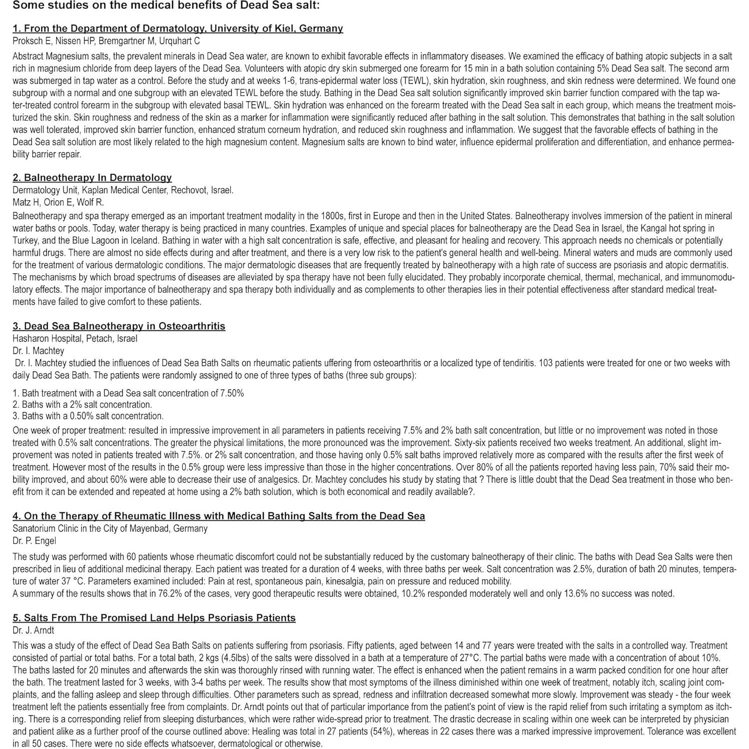 Sal de Mar Muerto Pura One With Nature 2.3kg Sin Fragancia