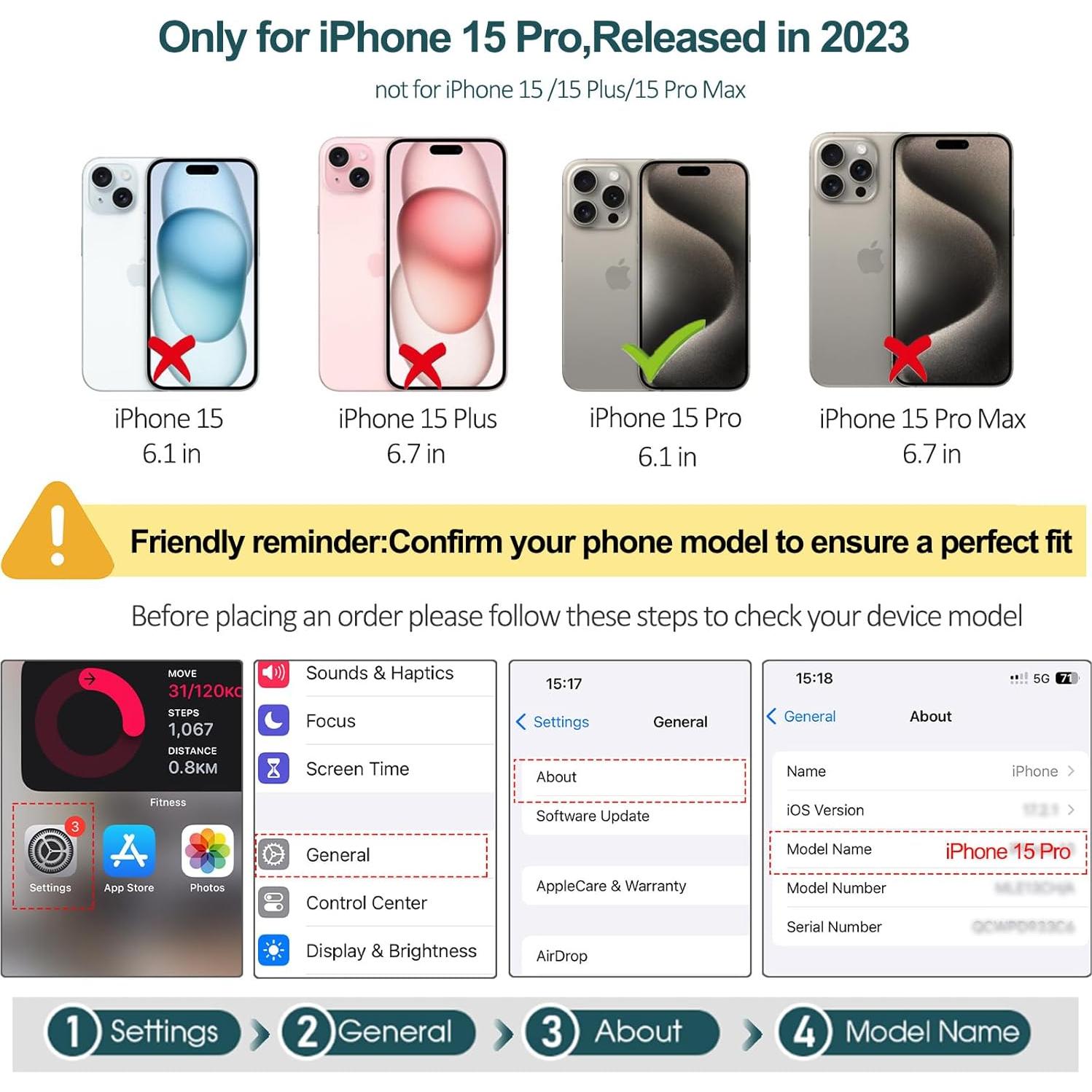 Funda Cartera TwoHead iPhone 15 Pro Magnética Azul