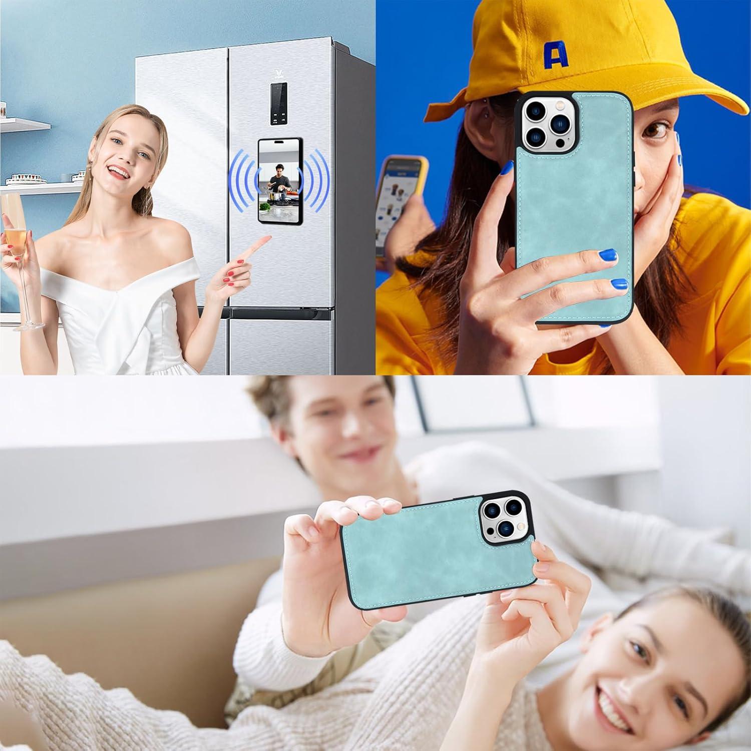 Funda Cartera TwoHead iPhone 15 Pro Magnética Azul