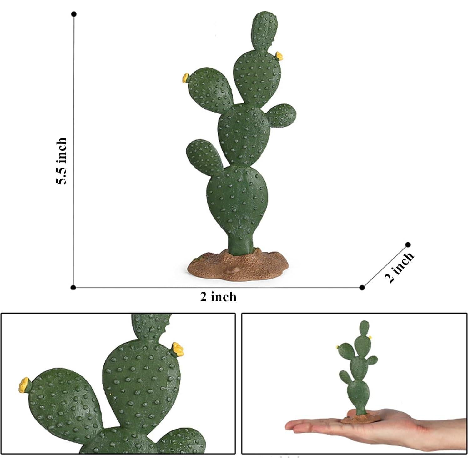 Conjunto de Figuras de Cactus Artificial EOIVSH - 5 Piezas