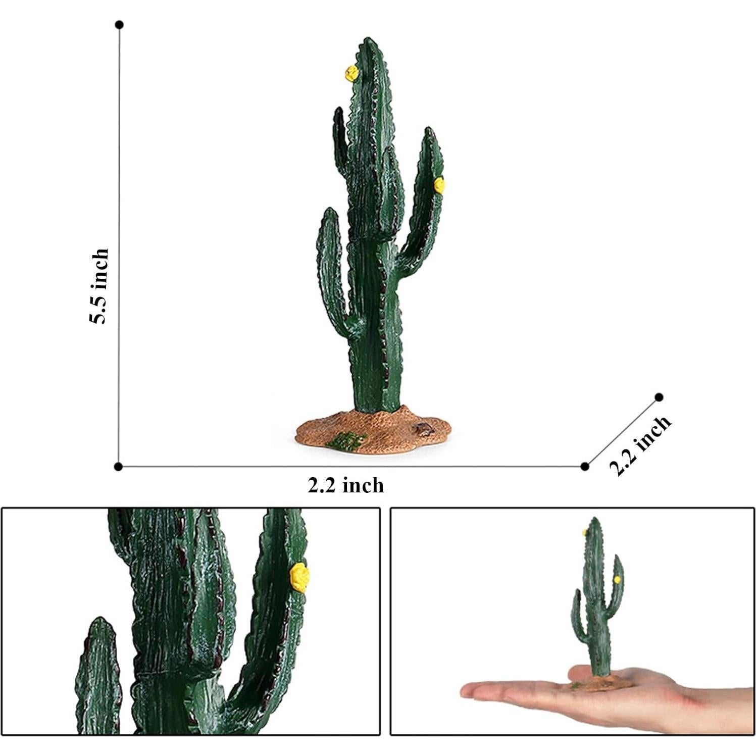 Conjunto de Figuras de Cactus Artificial EOIVSH - 5 Piezas