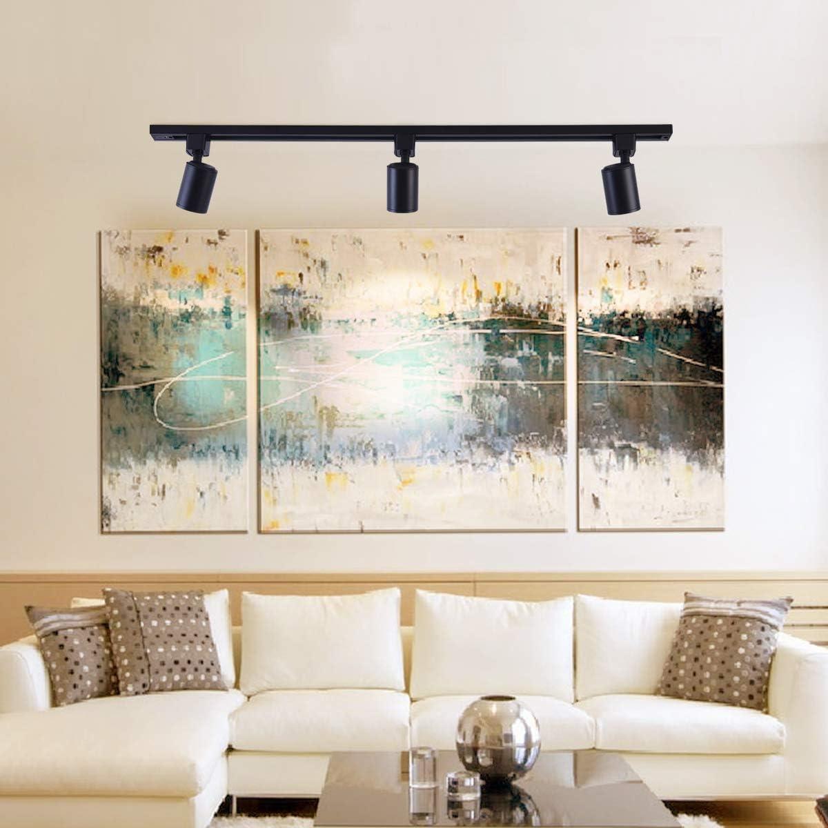 Cabezas de Iluminación LED de Riel Mirrea 12 Pack 6.5W 3000K