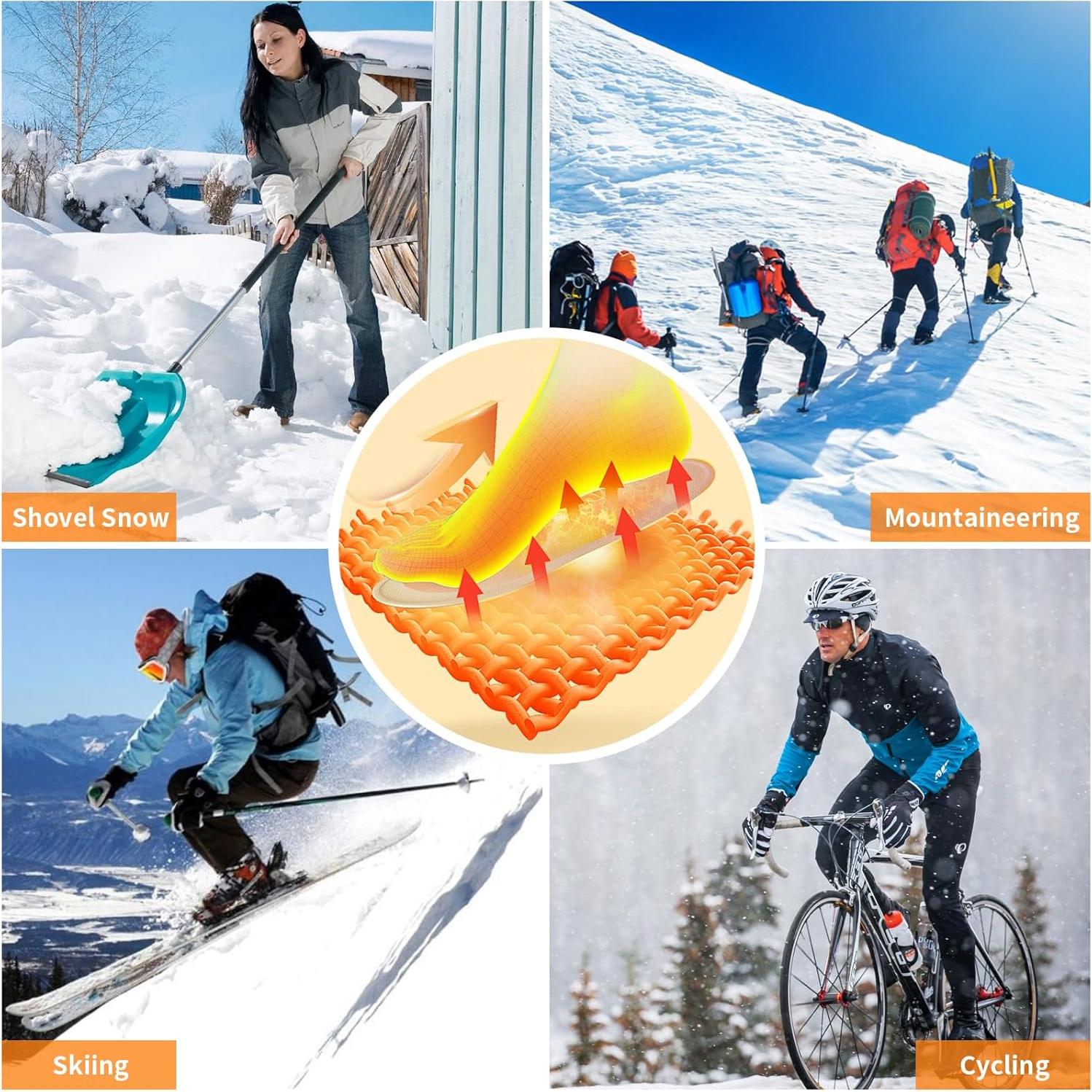 Calentadores de Pies Desechables MR.ICE S - 20 Pares Activados por Aire