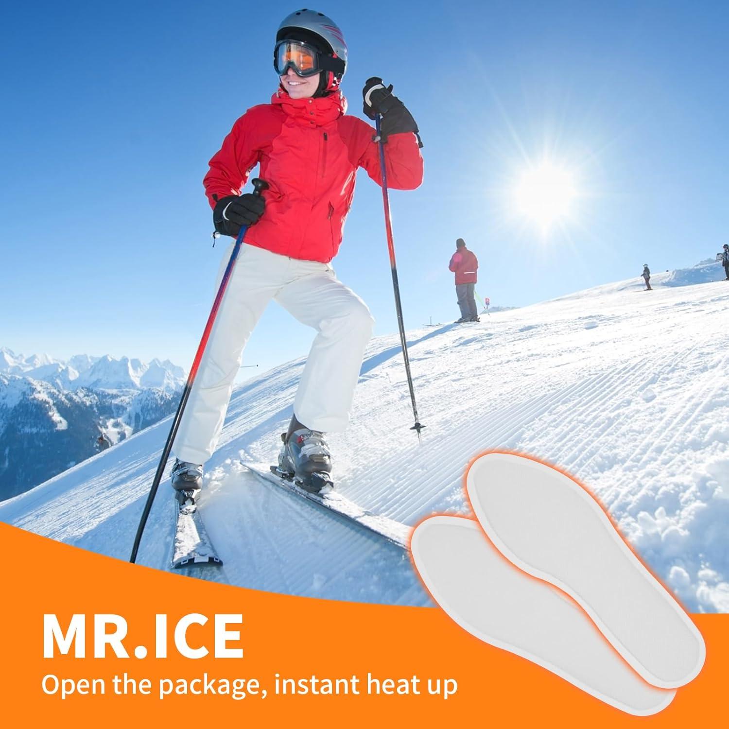 Calentadores de Pies Desechables MR.ICE S - 20 Pares Activados por Aire