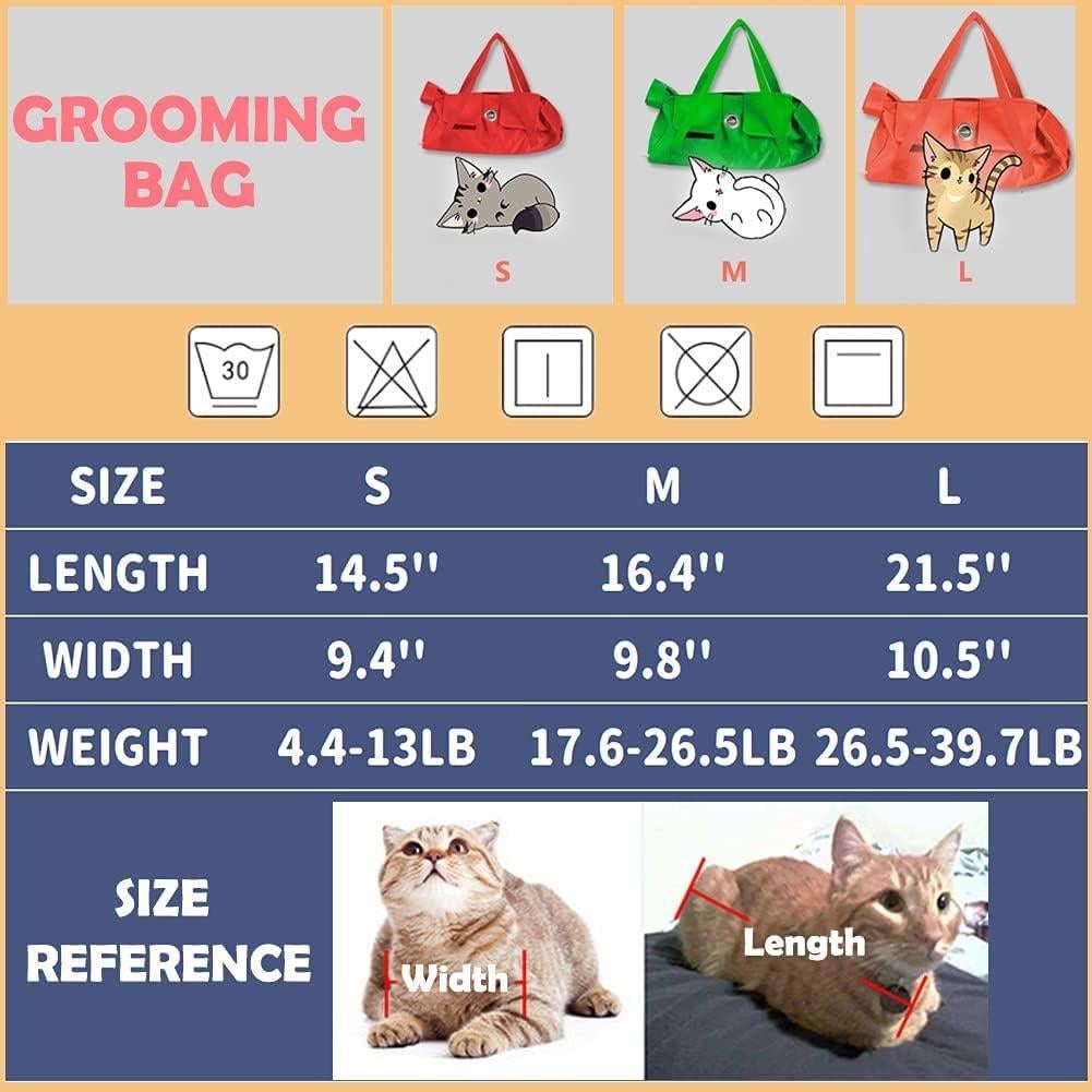 Bolsa de restricción para gatos Kukaster S azul - Aseo y cuidado