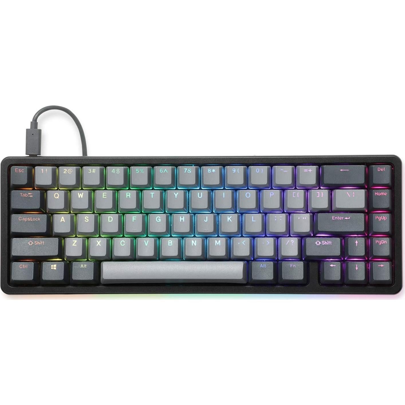 Teclado Mecánico DROP ALT Perfil Alto 67 Teclas RGB Negro