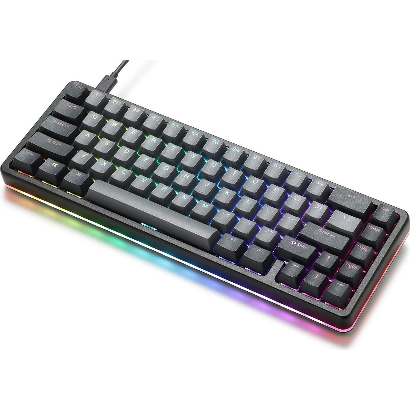 Teclado Mecánico DROP ALT Perfil Alto 67 Teclas RGB Negro