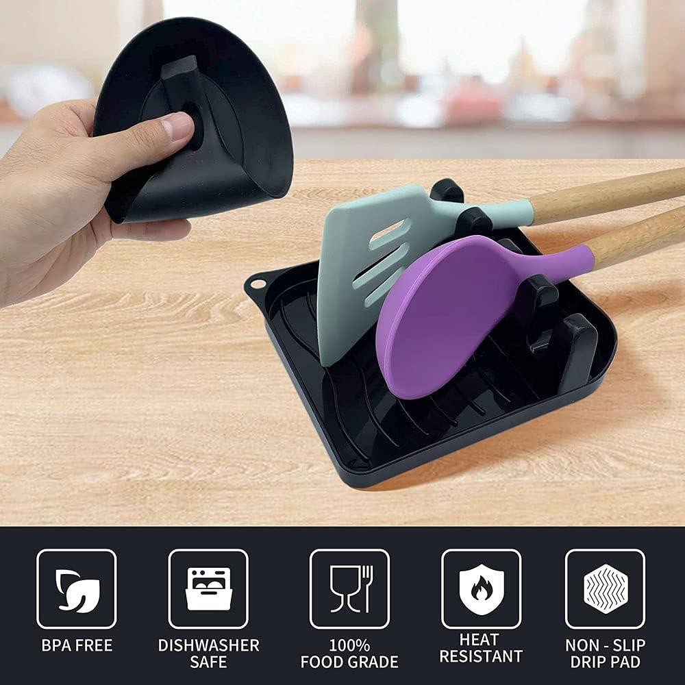 Soporte para Cucharas LSVGOE Antideslizante Resistente al Calor