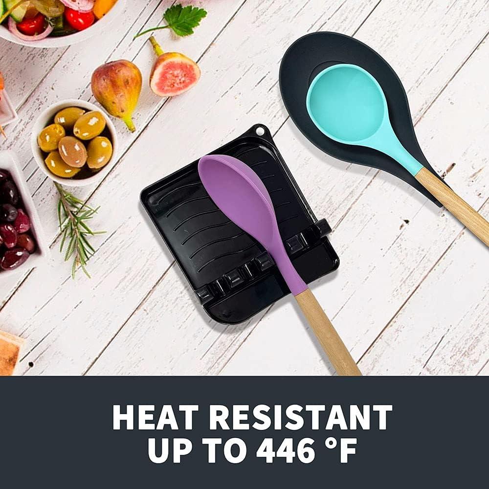 Soporte para Cucharas LSVGOE Antideslizante Resistente al Calor