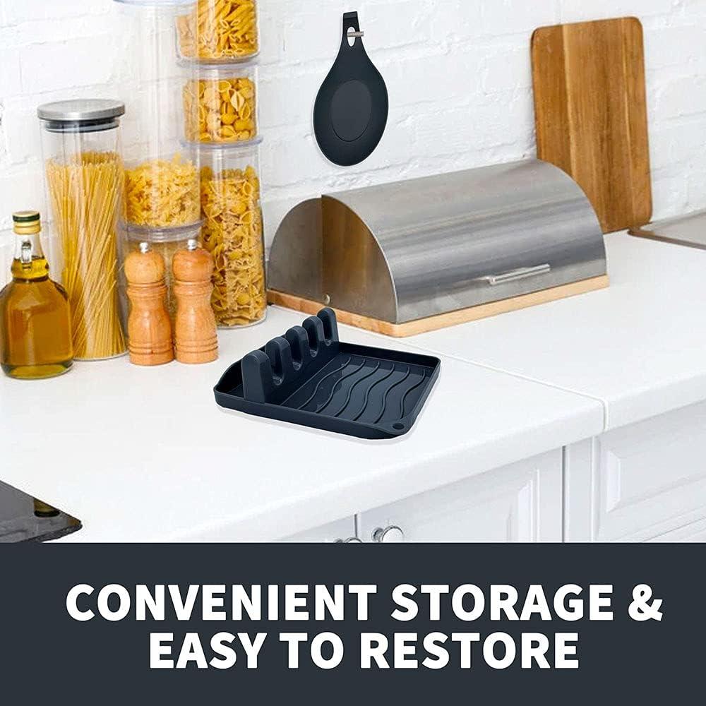 Soporte para Cucharas LSVGOE Antideslizante Resistente al Calor