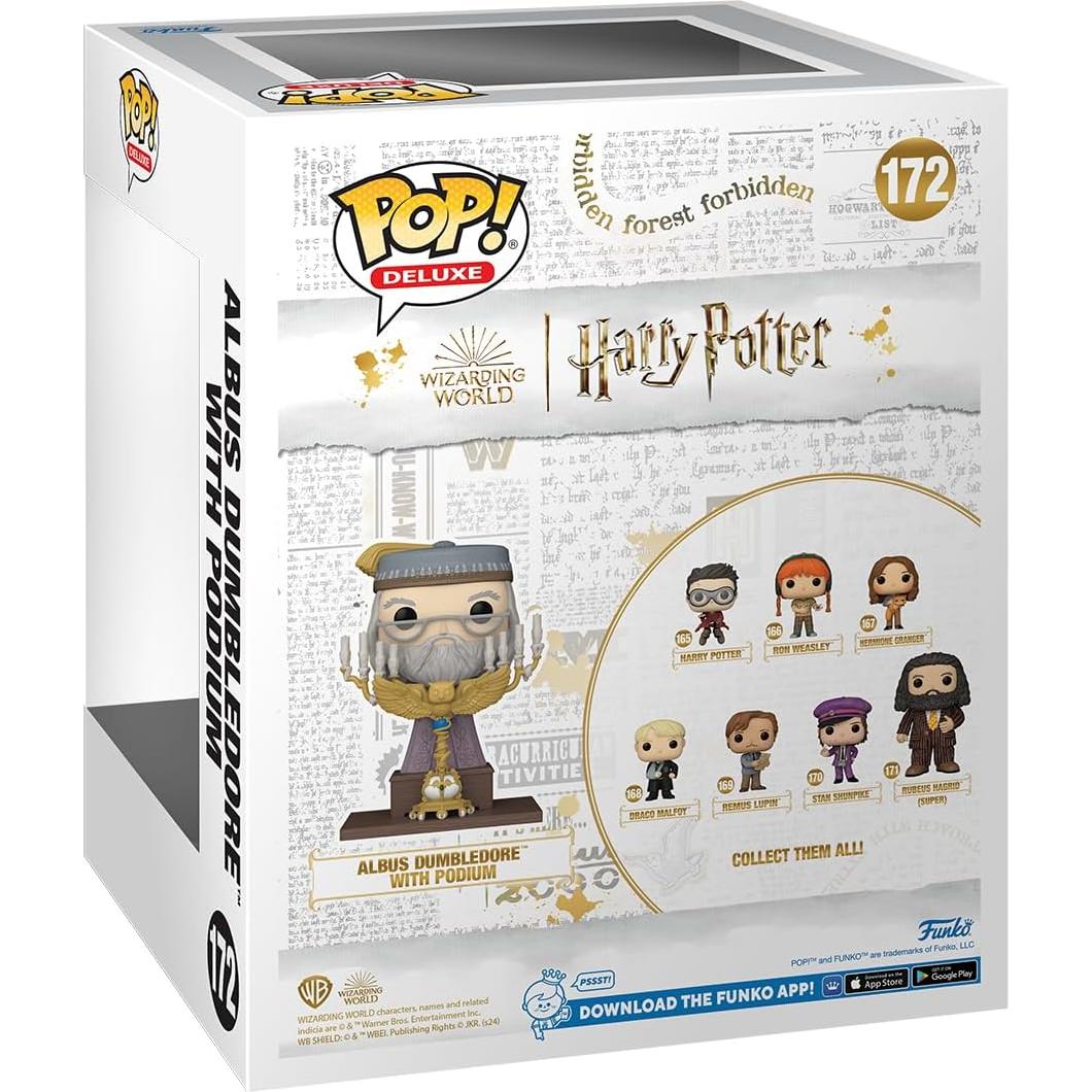 Funko POP! Deluxe Harry Potter Dumbledore con Podio 12.45 cm