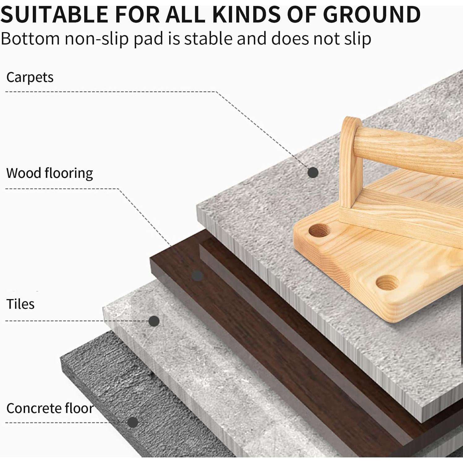 Tabla de Flexiones de Madera FREJSQC - Soporte Portátil 10 en 1