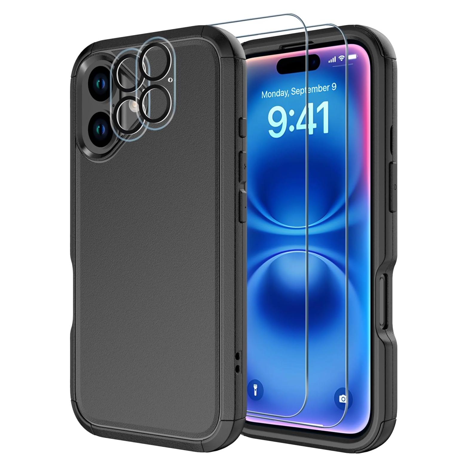 Funda Diverbox para iPhone 16 A prueba de golpes y caídas